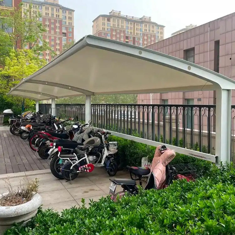 随县膜结构电动车棚